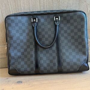Louis Vittion Damier Graphite Porte Documents Voyage PM